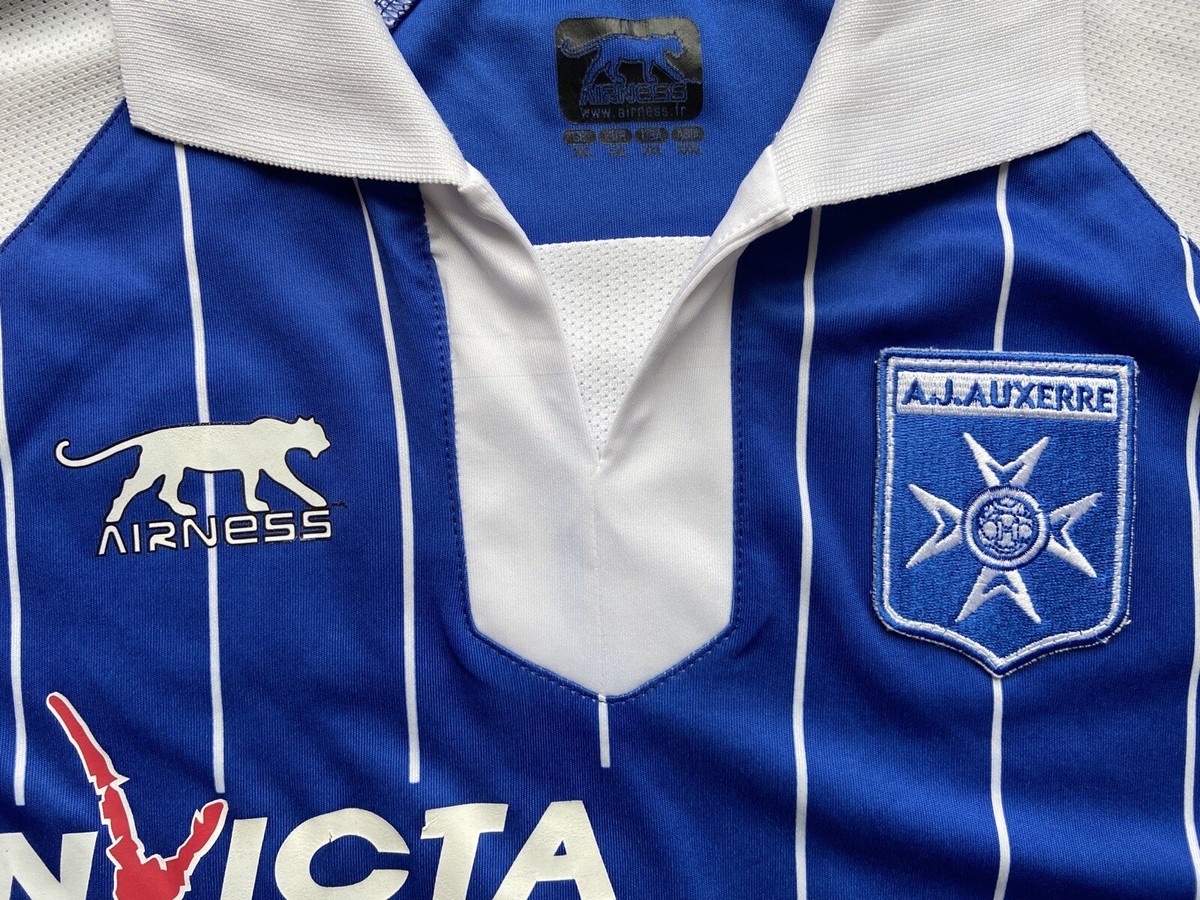 Maillot De Foot AJ Auxerre Extérieur 2007/2008, #11 Quercia, Taille XL, Marque Airness