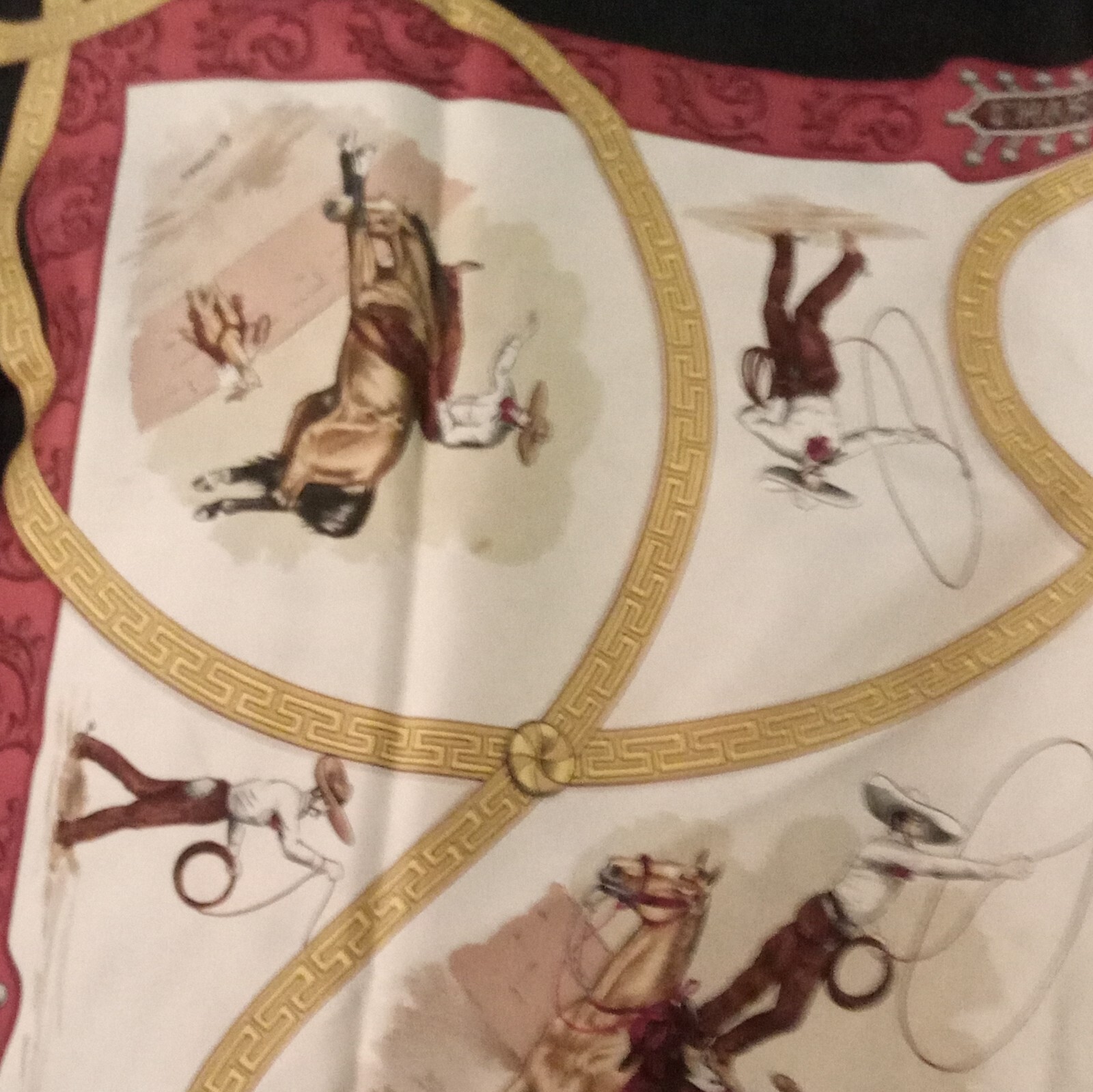 Authentic Hermès '' Charreada'' Square Scarf - image 10