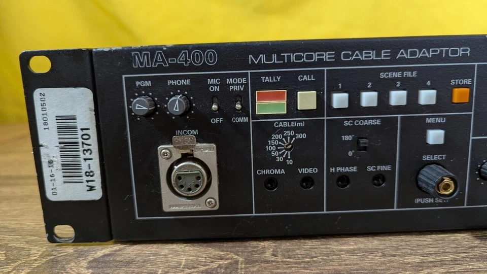 Unidade de controle de câmera Ikegami MA-400 CCU - Liga - DM13-2 - Imagem 2 de 4