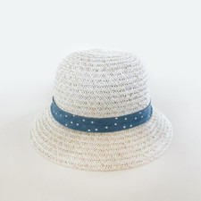 Obaibi Baby Girl's Summer Beach Sparkle Sun Hat