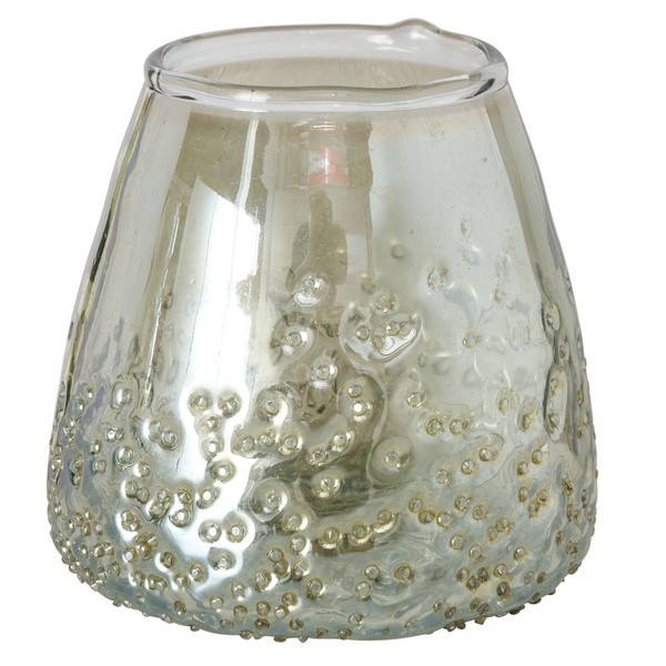 Windlicht Claysi Gold H10Cm Irisierendes Glas Kerzen-StäNder Teelicht-Halter-image