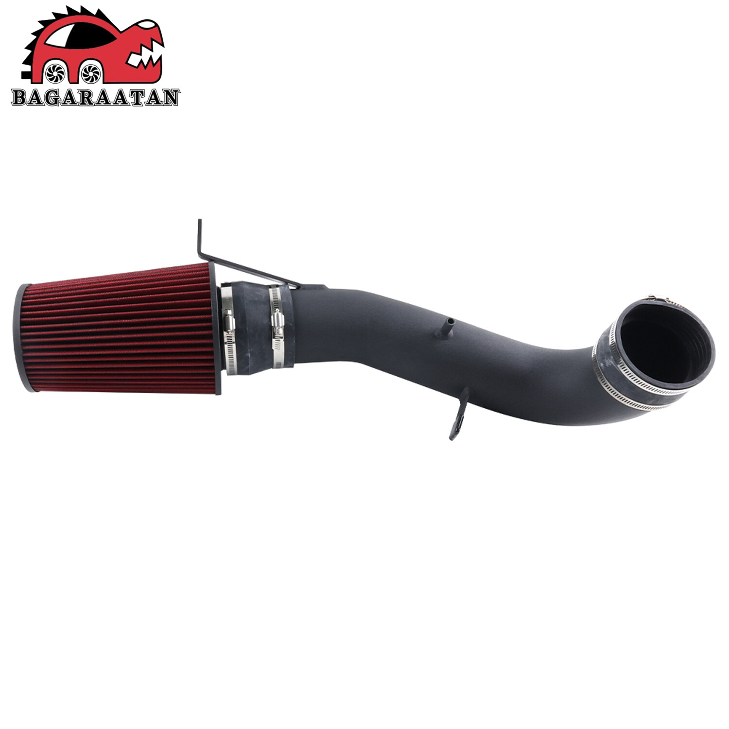 Cold Air Intake System + Red Filter For 07-08 GMC Tahoe Yukon 4.8 5.3L V8 Engine
