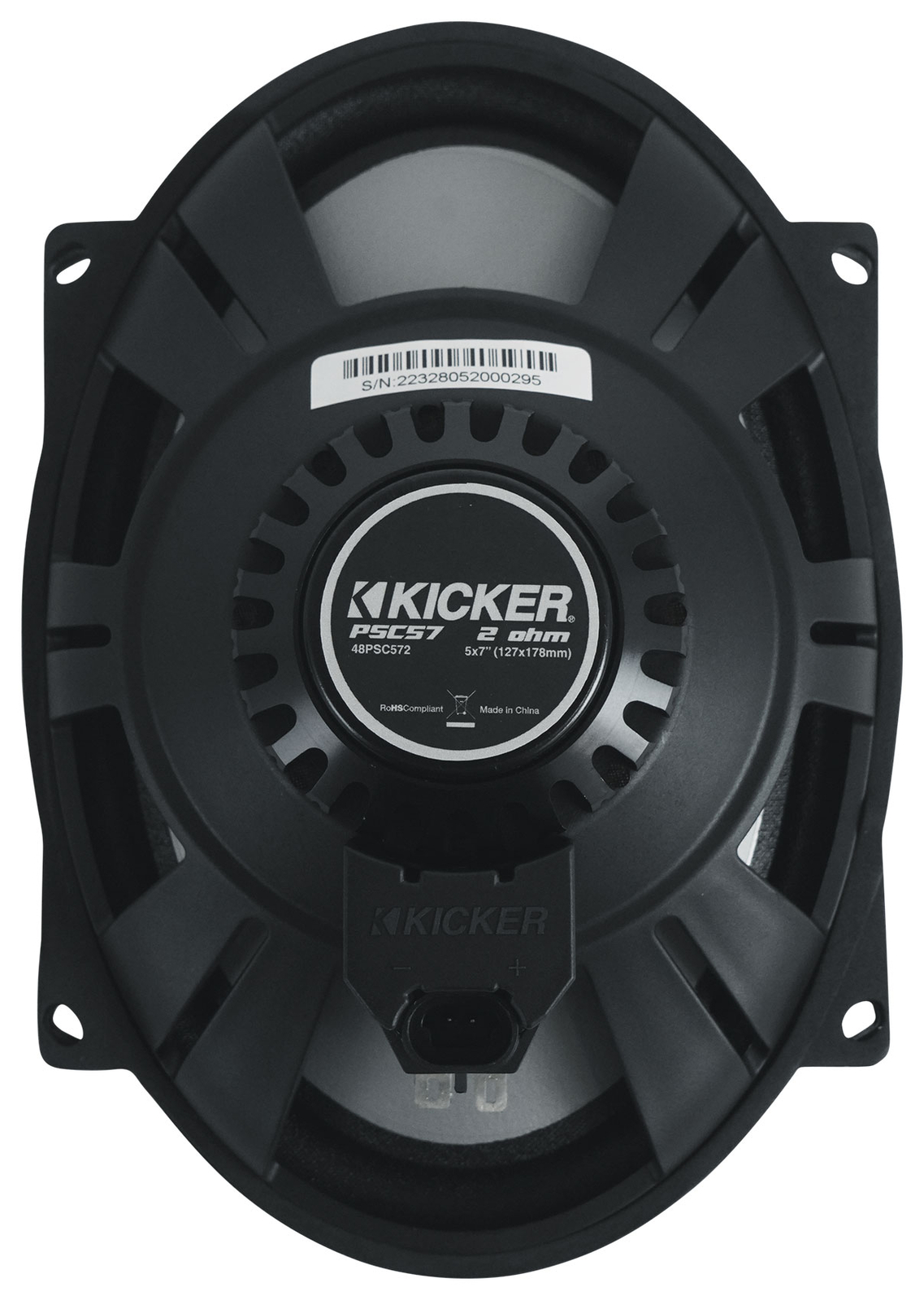 2 Колонки для седельной сумки Kicker 48PSC572 5x7 для Harley Davidson 06-Up Домашний динамик