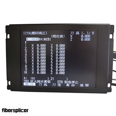 LCD Panel for Mitsubishi MDT962B-1A BM09DF CNC CRT Monitor + Upgrading Button