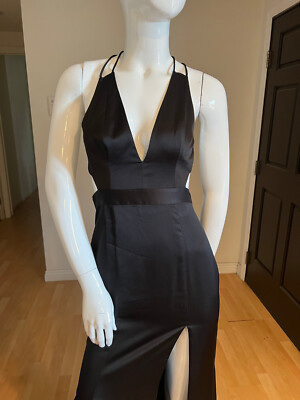 $300 FAME AND PARTNERS DOUBLE STRAP MERMAID MAXI DRESS SZ 2 US