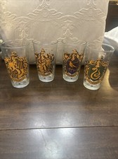 Harry Potter Crest Drinking Glasses 16oz Set Of 4