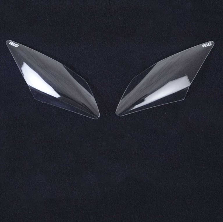 R&G Headlight Shields Clear Acrylic (Pair) Yamaha YZF-R125 2008 - 2018