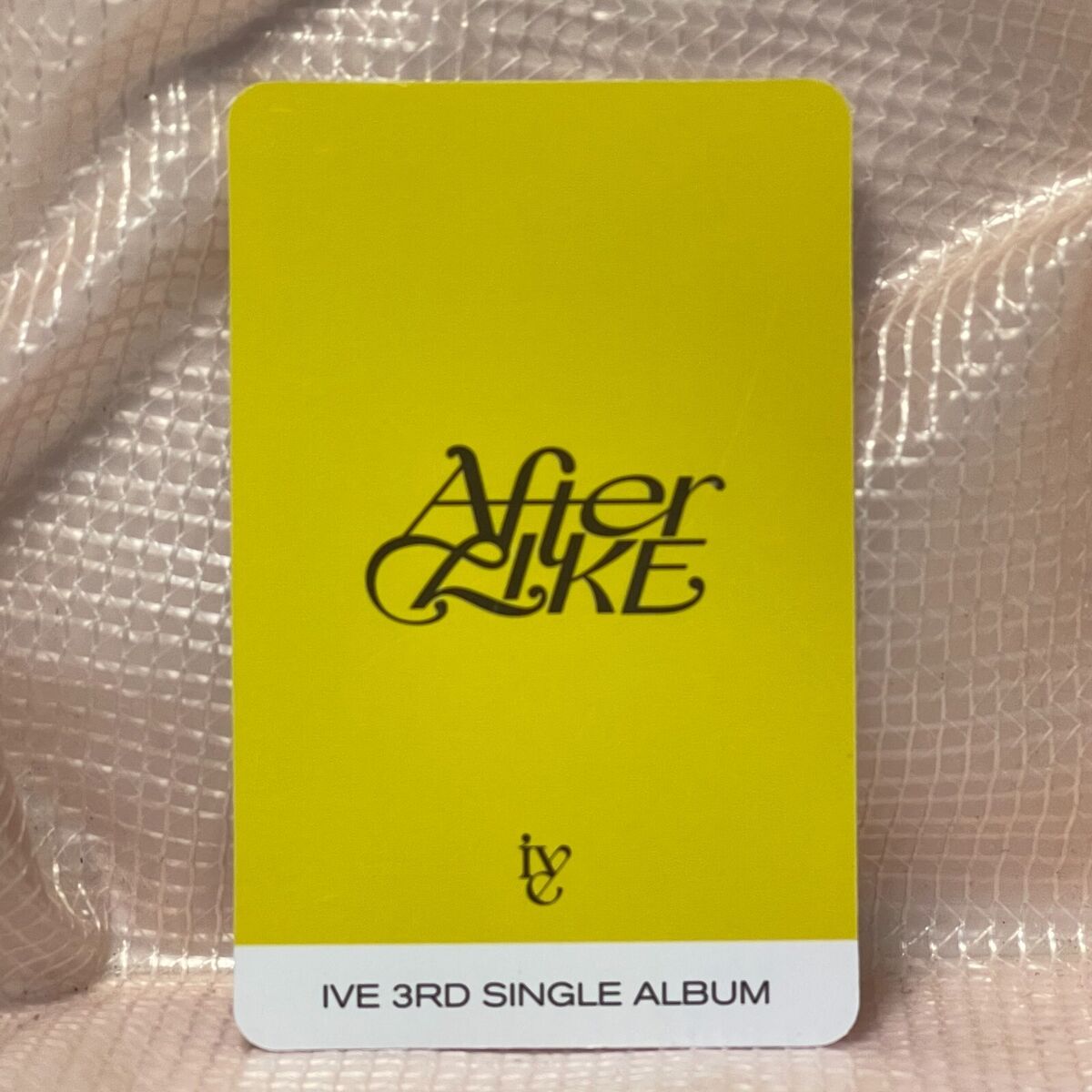Yujin Official Photocard Ive 3rd Single Album After Like Yujin Official Photocard Ive 3rd Single Album After Like