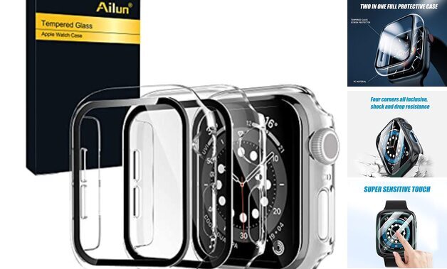for Apple Watch SE 2023/Series 6/5/4/SE Screen Protector 44MM Transparent
