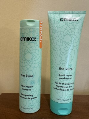 Amika The Kure Bond Repair Shampoo 8oz & Conditioner 8.45oz New Unopened