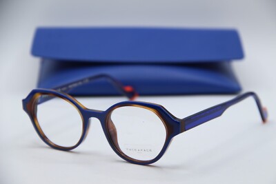 NEW FACE A FACE WISPER 1 COL 1219 KP BLUE TORTOISE EYEGLASSES W/CASE 48-19