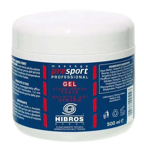 Gel Riscaldante Forte HIBROS Professional Line 500ml WARMING GEL STRONG HIBROS