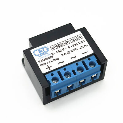 REPLACE CEG electric motors AC0-500V DC0-225V 2A RAD00025 Brake Rectifier Block