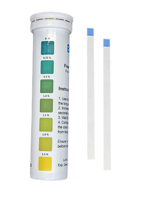 Free Fatty Acids Test Strip (0-2.5% FFA) 50 strips, quality of deep-frying oil