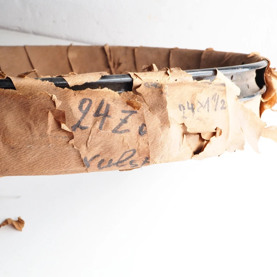 2X Fahrradfelge Felge 24X1 1/2 Zoll Felgenbreite ca 33mm Vintage Retro NOS *NEU* - Bild 3 von 4