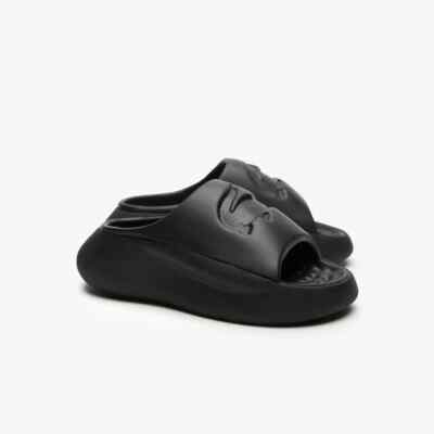 Lacoste Serve Slide 3.0 Sliders Schwarz Herren Größe UK 8 9 10 11