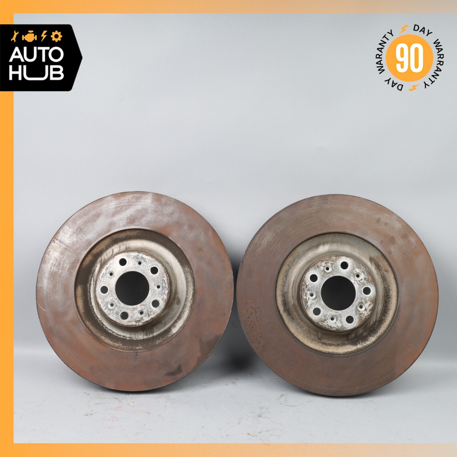 Bentley Continental GTC Flying Spur Front Brake Rotors Disc Left & Right Set 80k