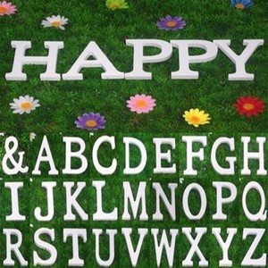 Freestanding Large 26 Wooden Wood Alphabet Letters Wall Hanging