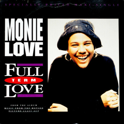 Monie Love - Full Term Love / VG+ / 12'''', Maxi
