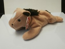 TY Retired Beanie Baby / Babies  MWMT  DERBY THE HORSE MINT RARE VINTAGE