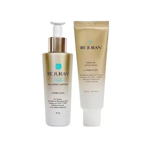 美容液 REJURAN DUAL EFFECT AMPOULE ACTIVE CREAM REJURAN Healer Turnover Ampoule Dual Effect & Active Cream Set | eBay