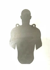 AR500 Steel Target Combat Torso Silhouette 1/2"X 12"X 20"