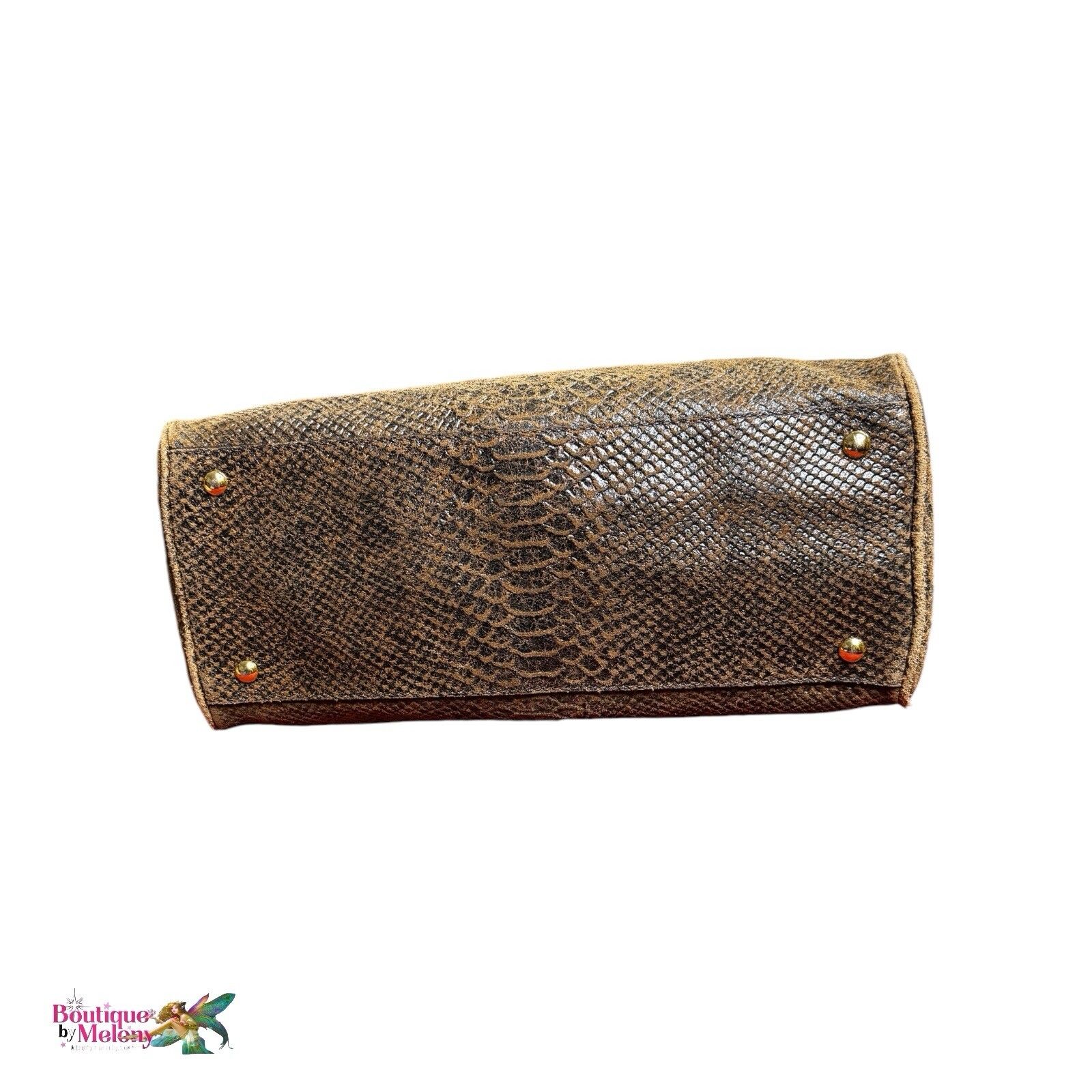 Michael Kors Mocha Python Handbag Crossbody Leath… - image 7