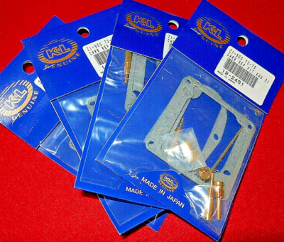 4 Carburetor kits Kawasaki 73-75 Z1 900 Carb Kit K&L SUPPLY 18