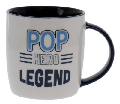 Pop Hero Legend Kid Art Coffee Mug Ceramic Ideas Fathers Day 250ml Dad FDM079