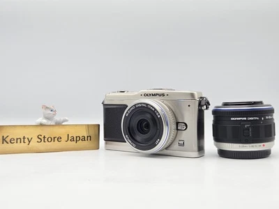 [N.MINT / 377 coups] OLYMPUS PEN E-P1 Argent + 2 objectifs (14-42/17 mm) du J... - Photo 1/4