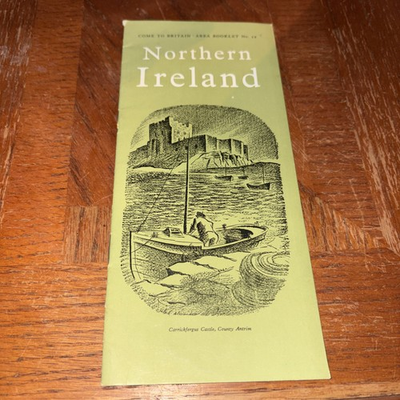 #ad Vintage NORTHERN IRELAND COME TO BRITAIN AREA Booklet No. 12 with Map VTG $22.95
