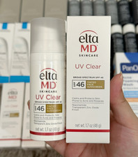 Elta MD UV Clear TINTED Face Sunscreen SPF 46 Oil-free 1.7oz New in Box