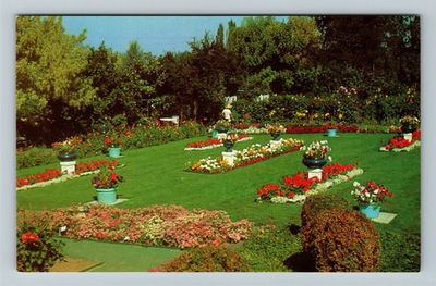 #ad #ad Portland OR Oregon Lambert Gardens English Garden Vintage Souvenir Postcard $7.99