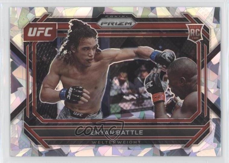 2023 Panini Prizm UFC Ice Prizm Bryan Battle #58 n1u