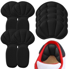 Adhesive Back of Heel Cushion Pads, Grips Inserts 4pcs-black 4pcs-black