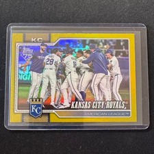 🧂YY 2026 TOPPS SERIES 1 BASEBALL YELLOW RAINBOW FOIL /399 KANSAS CITY ROYALS