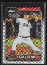 2024 Topps Chrome #178 Andrew Saalfrank X-Fractors Arizona Diamondbacks