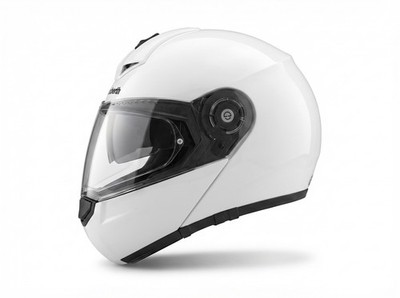 Schuberth C3 Pro White Motorcycle Helmet Premium Flip-Up Touring Helmet