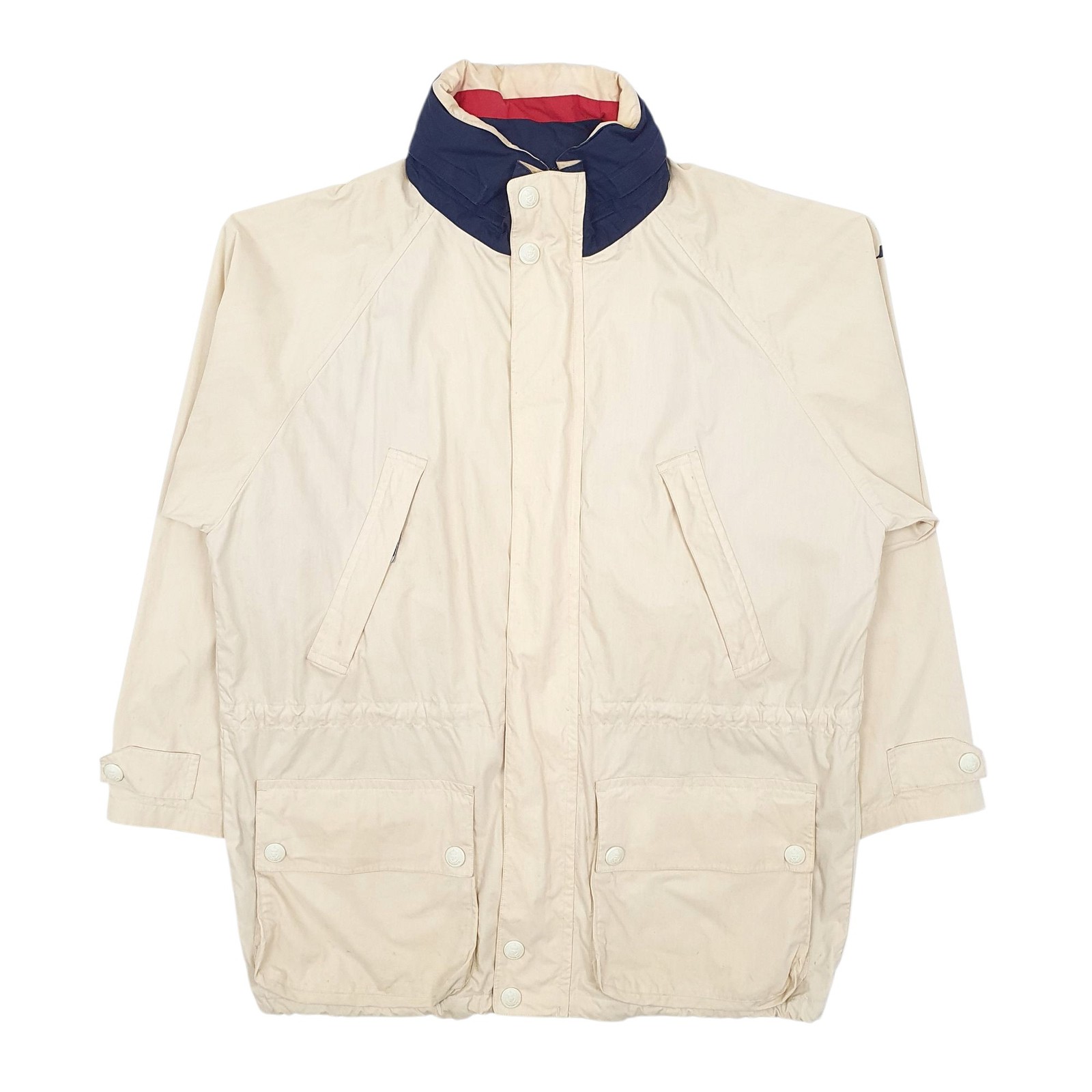 NAUTICA Waterproof Rain Jacket Coat Vintage 90s Mens XL