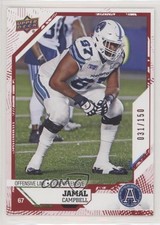 2019 Upper Deck CFL Red 31/150 Jamal Campbell #172 1g43