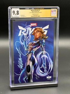 Marvel Rivals #1 CGC 9.8 JSA (2025) Invisible Woman Signed Campbell Variant C