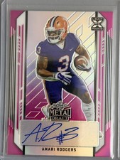 2021 Leaf Metal Draft - Amari Rodgers #BA-AR1 Pink Rainbow /20 (AU, RC)