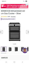 KENWOOD KTG606S22 60 cm Gas Cooker - Silver