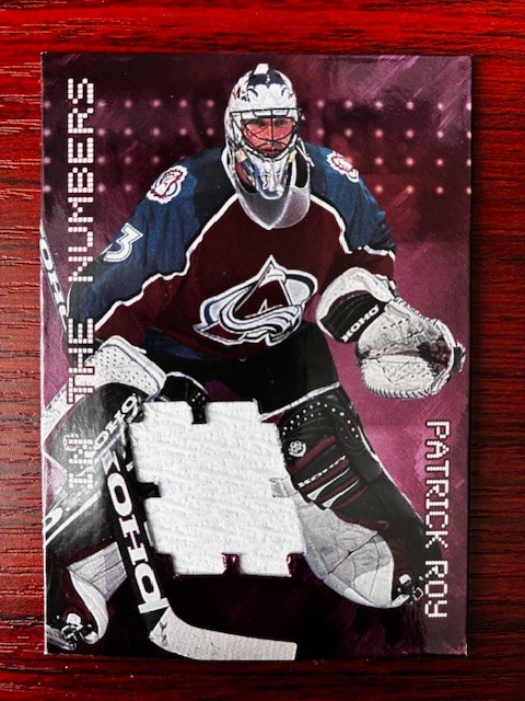 1999-00 BAP MILLENNIUM PATRICK ROY IN THE NUMBERS /30 - SUPER RARE