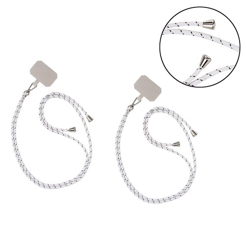 2 Kit Universal Phone Lanyard Case Cover Holder Sling Strap Neck Cord For iPhone - Picture 6 of 26