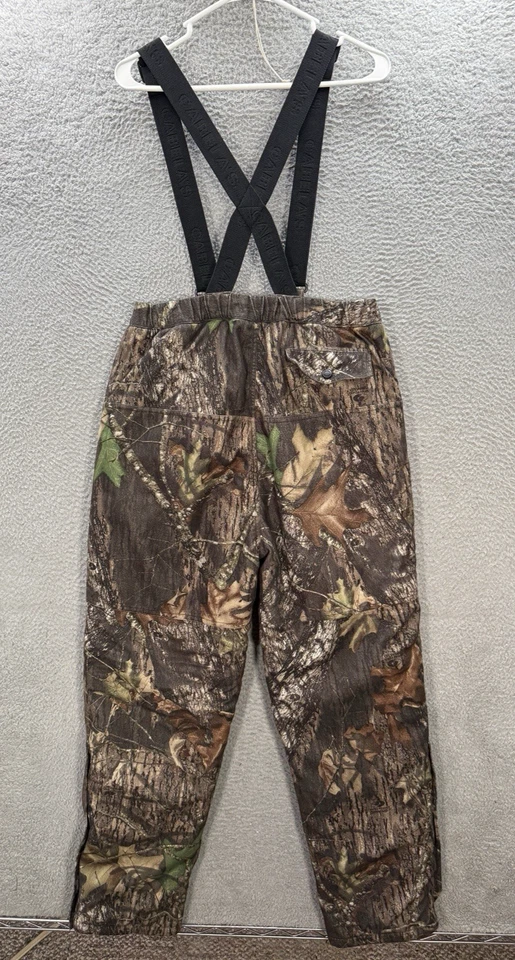 Cabelas Pants Youth 2XL XXL Camouflage Suspenders Insulated Mossy Oak Break Up - Image 2 of 4