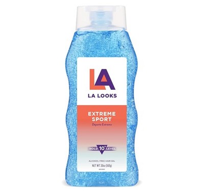 LA Looks Extreme Sport High Performance Hold Hair Gel for Men Women 20 Oz