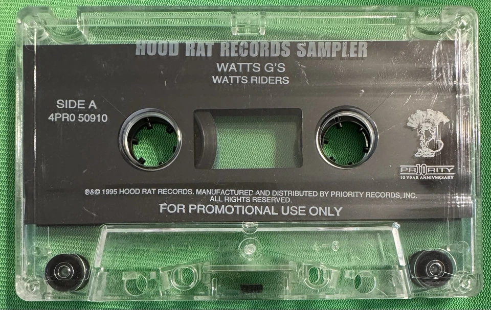 WATTS G’S / Watts Riders BODY SNATCHAZ / Anybody K PROMO CASSETTE SINGLE - Image 4 of 4