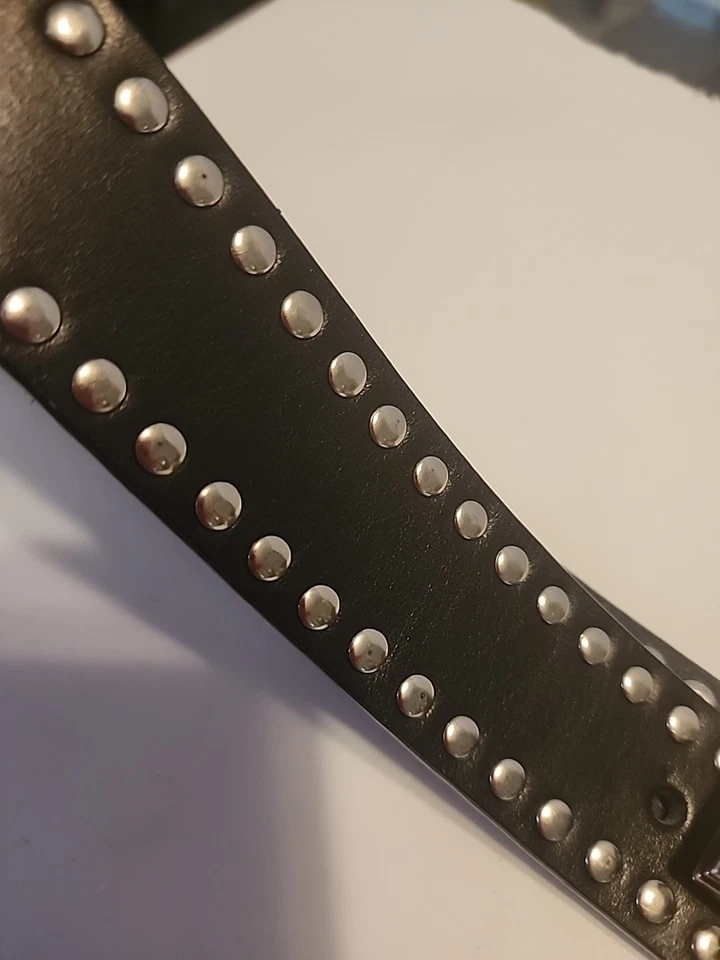 Шикарный 46 дюймов мужской черный кожаный ремень с пряжкой ремня Harley Davidson изящный - Изображение 3 из 4