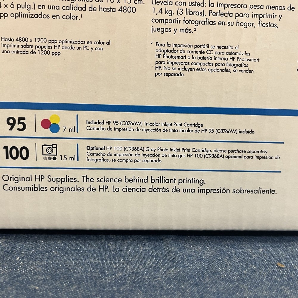 HP Photo smart Compact Photo Printer New In Sealed Box w Extras Photo Paper HP Photo smart Compact Photo Printer New In Sealed Box w Extras Photo Paper